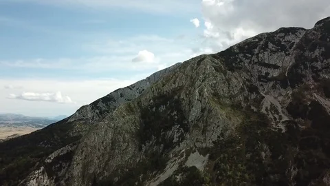 Aerial, Mountains, flight over the mountains Stock Footage 80714382