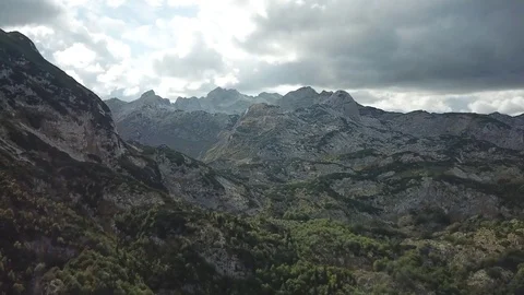 Aerial, Mountains, flight over the mountains Stock Footage 80715638