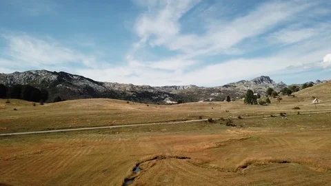 Aerial, Mountains, flight over the mountains Stock Footage 80716175