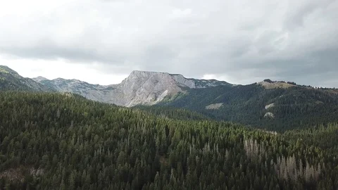 Aerial, Mountains, flight over the mountains Stock Footage 80751612