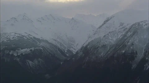Aerial,  Mountains Stock Footage 25455690