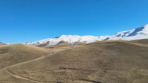 Aerial mountains landscape Stock Footage 237154059