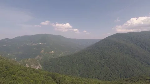 Aerial mountains view Stock Footage 196466385
