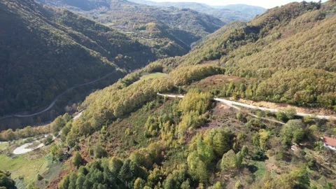 Aerial mountains view Stock Footage 223581654