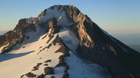 Aerial Mt Hood Stock Footage 31821066