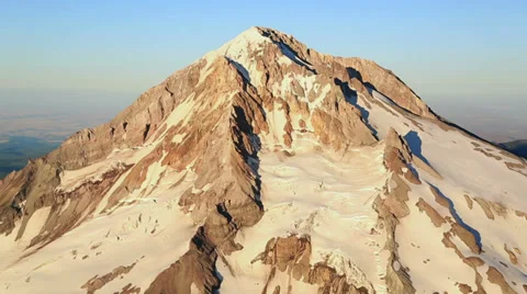 Aerial Mt Hood Stock Footage 31821095