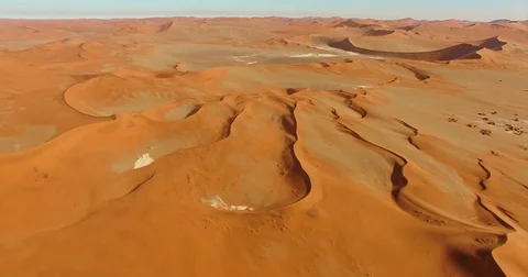 Aerial Namib Desert Stock Footage 76974871