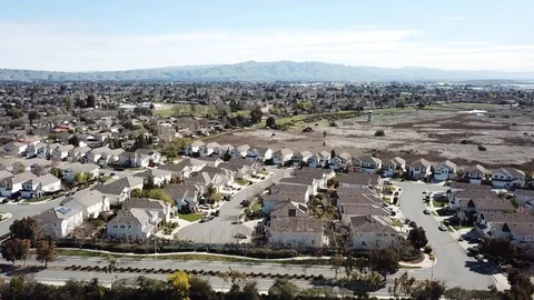 Aerial on Newark Stock Footage 124779863