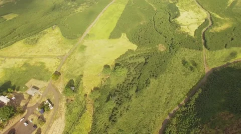 Aerial Oahu Crater Volcano. Hawaii Stock Footage 59132072