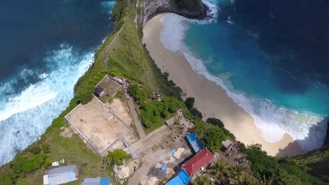 Aerial ocean beach 스톡 동영상 109537865