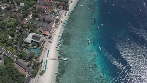 Aerial Ocean Surface Waves  库存影片 87704416