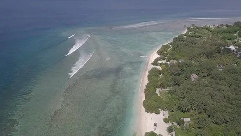 Aerial Ocean Surface Waves  库存影片 87704948