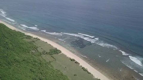 Aerial Ocean Surface Waves  库存影片 87707828