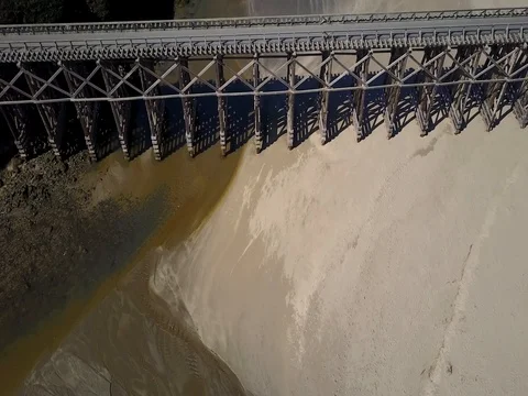 Aerial ocean waves beach view Stock Footage 75667108