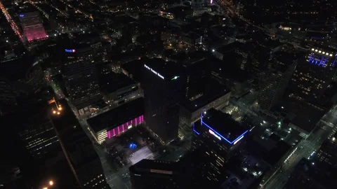 Aerial Ohio Cincinnati September 2016 4K Video stock 72829696