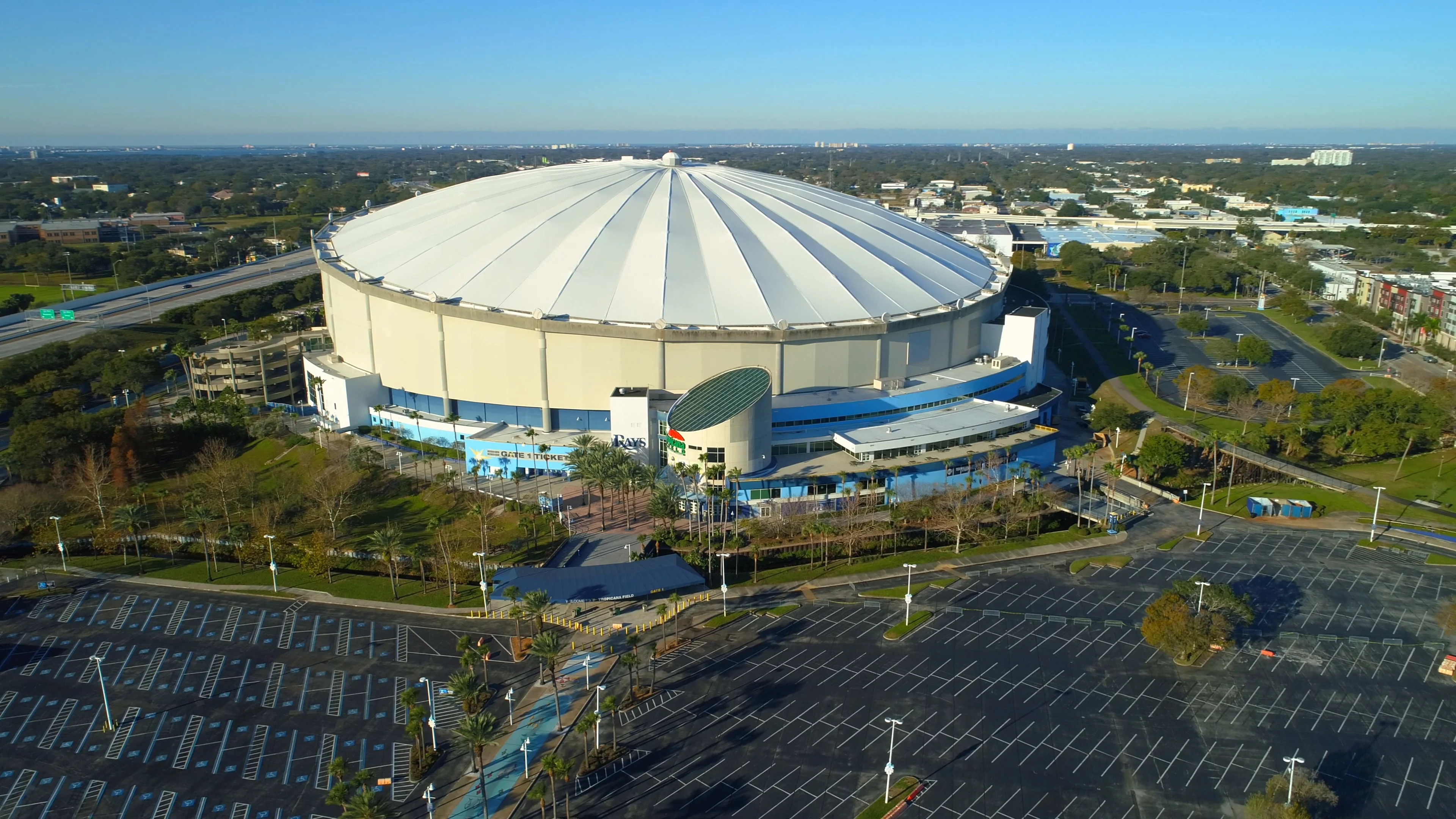 Inside Entrance of Tropicana Field Editorial Stock Image - Image