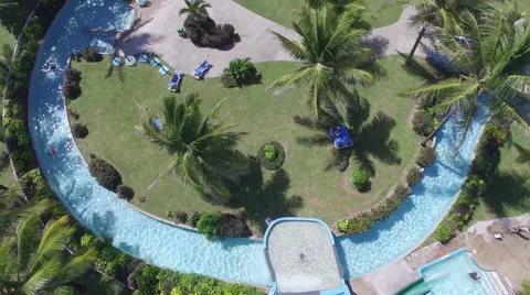Aerial over beach resort in Malta Stock Footage 66338317