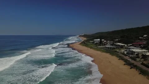 Aerial over coastline 库存影片 295235087