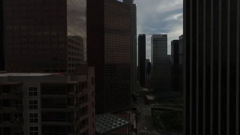 Aerial Over Downtown Stock Footage 106465761
