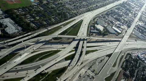 Aerial Over Freeway 動画素材 11631580