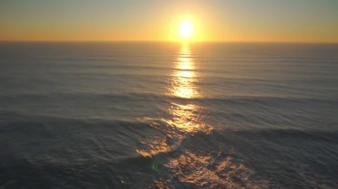 AERIAL: Over the ocean cliffs Stock Footage 37014597