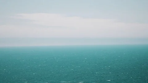 Aerial Over Ocean Stock Footage 78948240