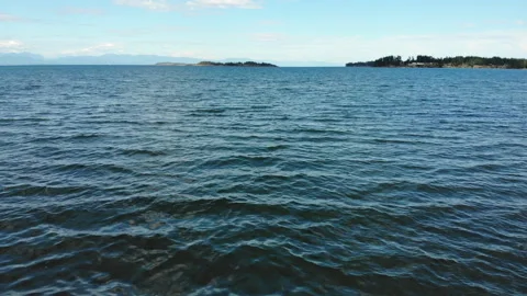 Aerial Over Ocean Video stock 244903084