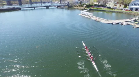 Aerial over river, 4K Stock Footage 51233779