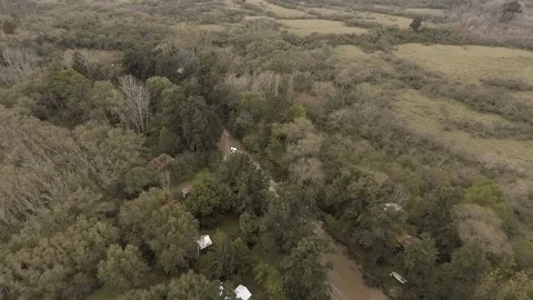 Aerial Over River Video stock 99881221