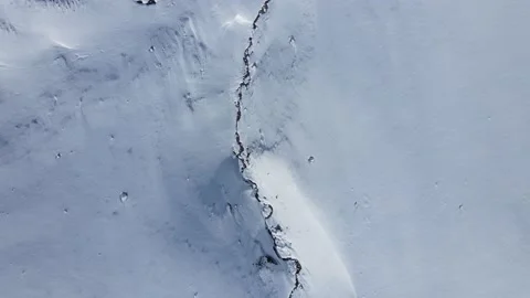 Aerial over void in the middle of the Andes mountains 库存影片 134984687