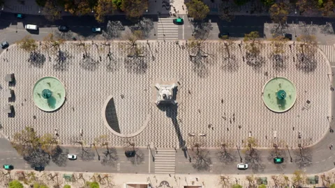 Aerial overhead top down birds eye view ... | Stock Video | Pond5