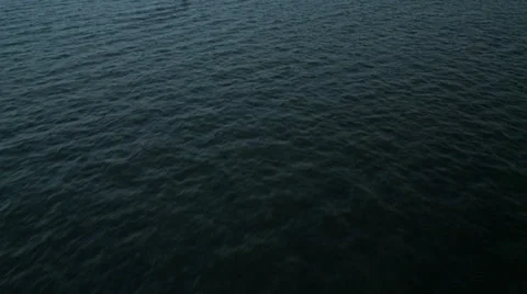 Aerial overwater low level Ocean view Stock Footage 35010273