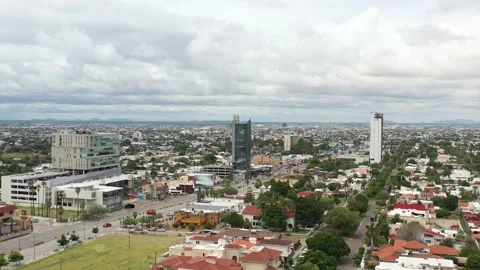 Aerial panoramic view of Hermosillo Sonora Stockbeeldmateriaal 160073426