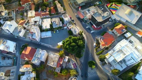 Aerial panoramic view of Limassol, Cyprus, highlighting the modern skyline. Stock Footage 320816293