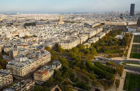 Aerial panoramic view of Paris Stock Photos