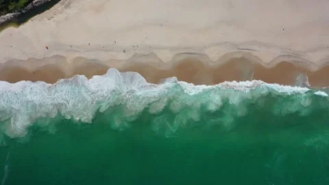 Aerial Panoramic View of Rio de Janeiro Coastline and Beaches in Brazil during Видео 334160879