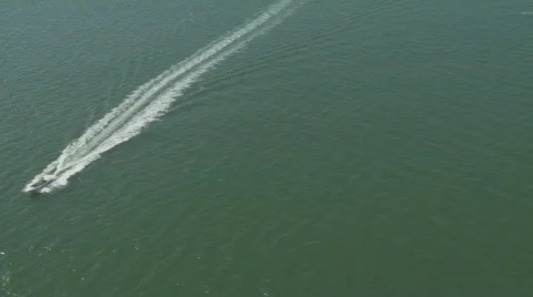 Aerial Parasail Clearwater Beach Fly By Stock Footage