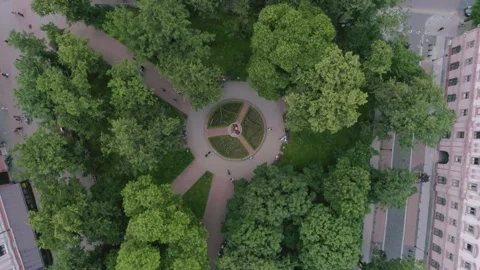 Aerial Park View Stock Footage 167265768