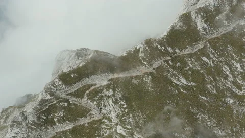 Aerial path to Grigna mountain Lombardy Stock-Footage 150222171