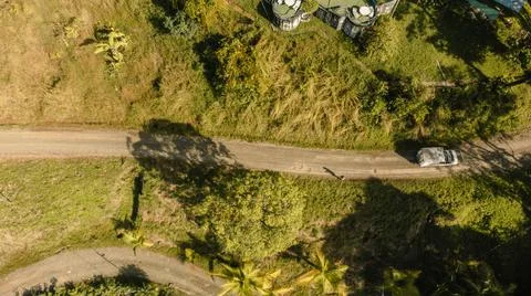 Aerial path view Stock Photos