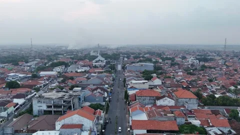 Aerial Pemalang Central Java Indonesia Stock Footage 259525871