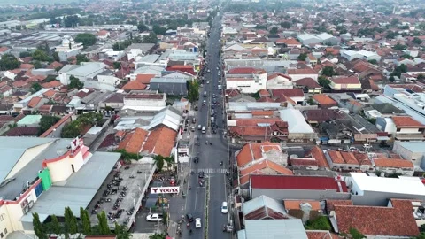 Aerial Pemalang Central Java Indonesia Stock Footage 259526654