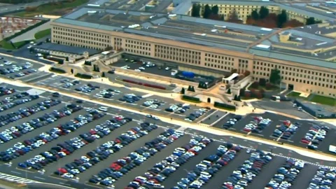 Aerial Of The Pentagon - 2017 Stock Footage 91814789