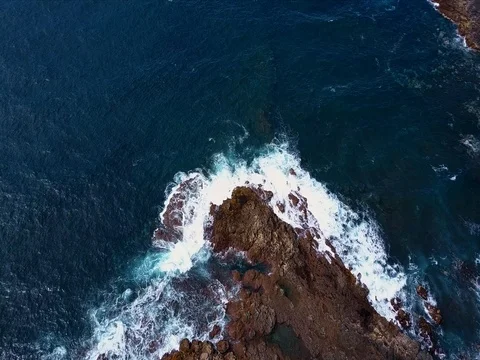 Aerial Perspective of the Atlantic Ocean Stock Footage 77164119