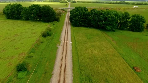 Aerial photography drone over the road. Video stock 63858853