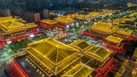 Aerial photography Xi'an, China Stock Photos