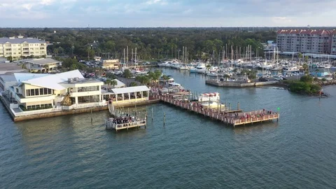 Aerial Pier Fly-By Vídeo Stock 103681872
