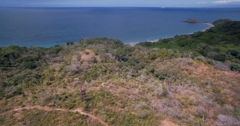 Aerial, Playa Nombre De Jesus, Costa Ric… | Stock Video | Pond5