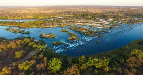 Aerial Popa Falls Stock Footage 76974795