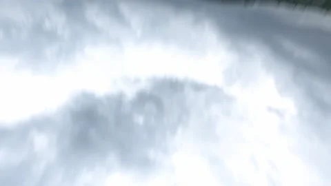 Aerial power loop somersault movement between apple trees farm rows agriculture Stock Footage 195951927
